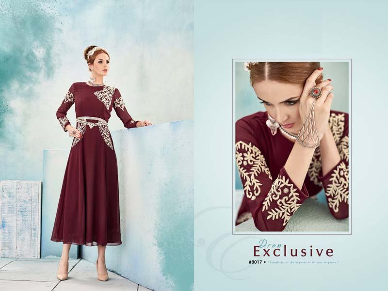 Ladies Western Dress (8017)