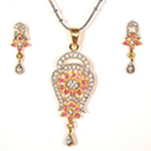 Centre Flower Pendant Set