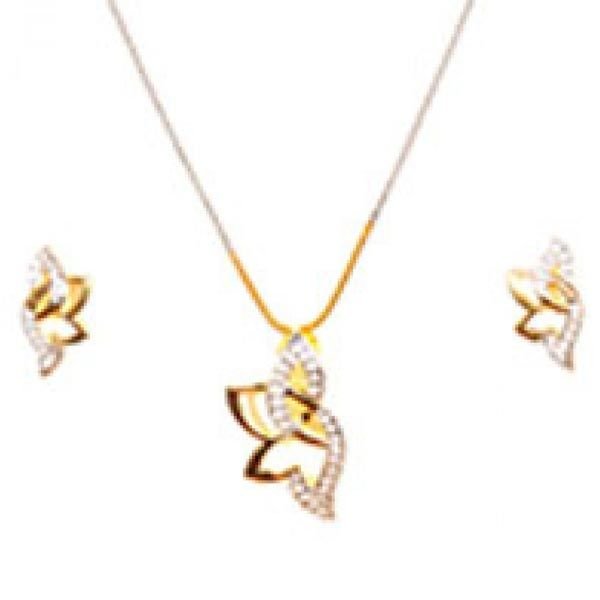 Lotus Leaf Pendant Set