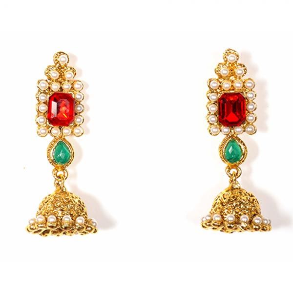 Red Green Style Earrings