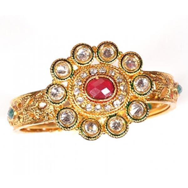 Ruby Kundan Bracelets
