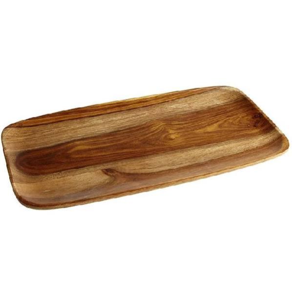 Wooden & Metal Tray (Item 603)