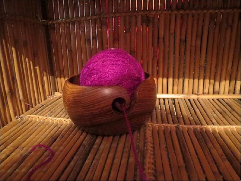 Wooden Yarn Bowl (Item 102)