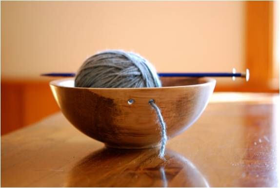 Wooden Yarn Bowl (Item 103)