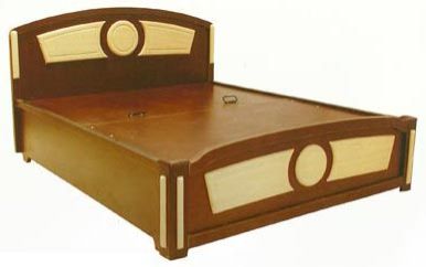 Wooden Bed (B.B. - 1085 WG)