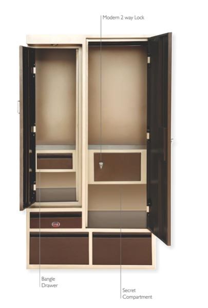 Standard Dressing Steel Almirah 02