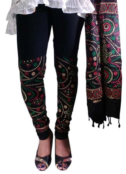 Block Printed Leggings & Dupatta 01
