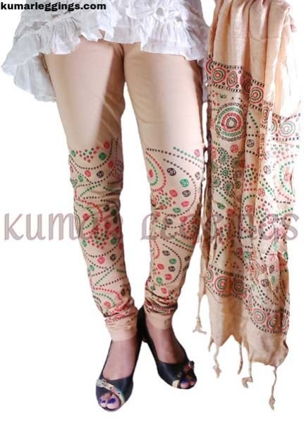 Block Printed Leggings & Dupatta 03
