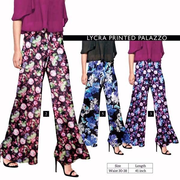 Printed Palazzo Pant 02