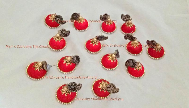 Silk Thread Jhumka 08