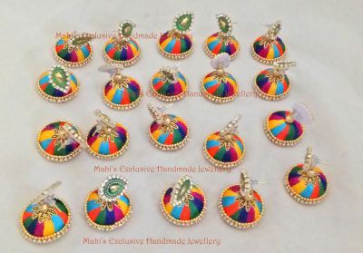 Silk Thread Jhumka 13