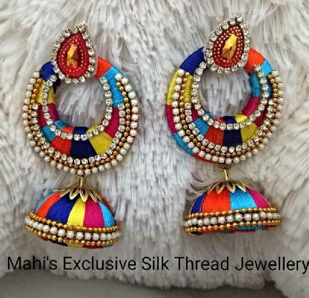 Silk Thread Jhumka 15
