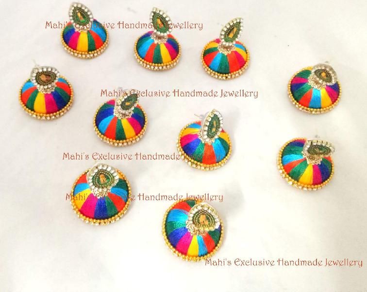 Silk Thread Jhumka 16