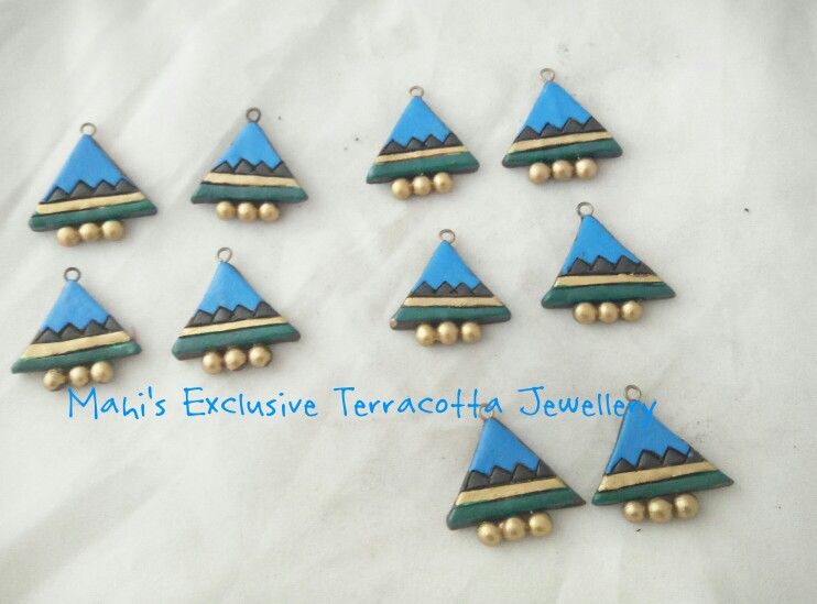 Terracotta Dangle Earring 03