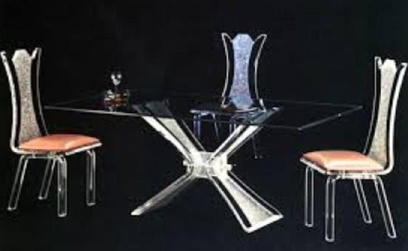 (AD - 104) Crystal Flower Dining Table