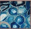 Blue Agate Natural Gemstone Tile