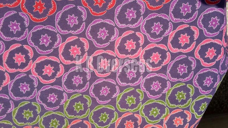 Iromono Chinese Grape Printed Cotton Fabric