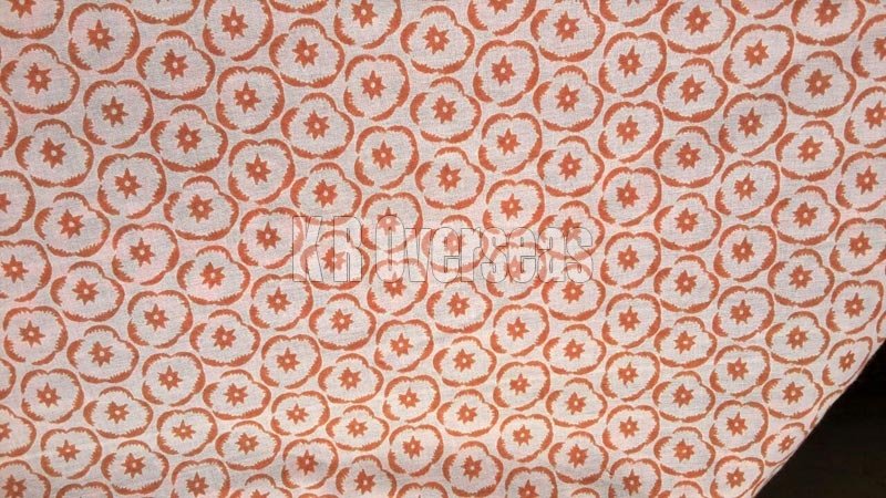 Iromono Lilac Printed Cotton Fabric