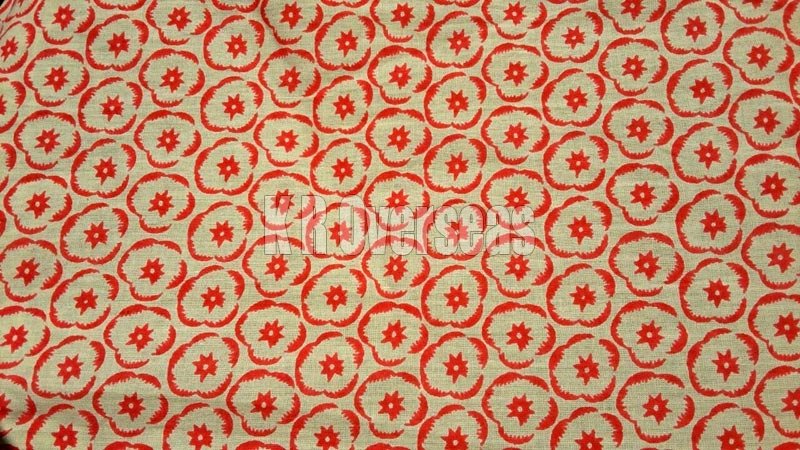 Iromono Super Pink Printed Cotton Fabric