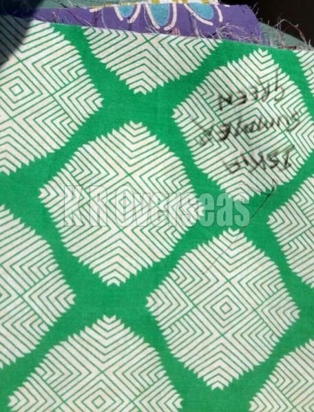 Iskia Summer Green Printed Cotton Fabric