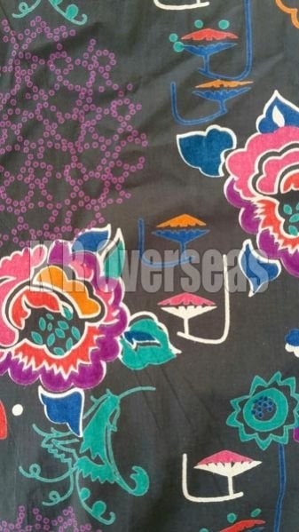 Kimono Midnight Printed Cotton Fabric