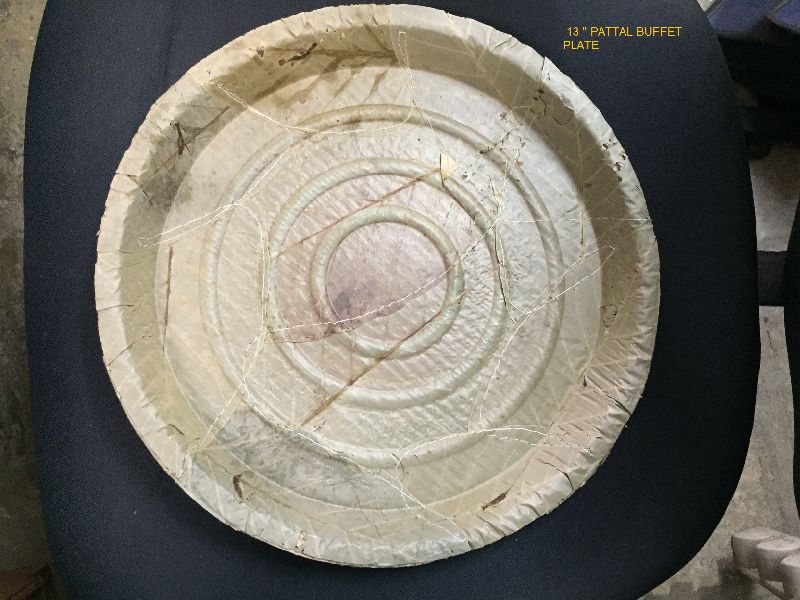 Dried Sal Leaves Plate 04