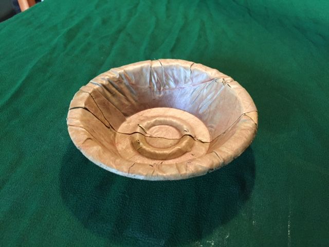 Dried Sal Leaves Plate 07