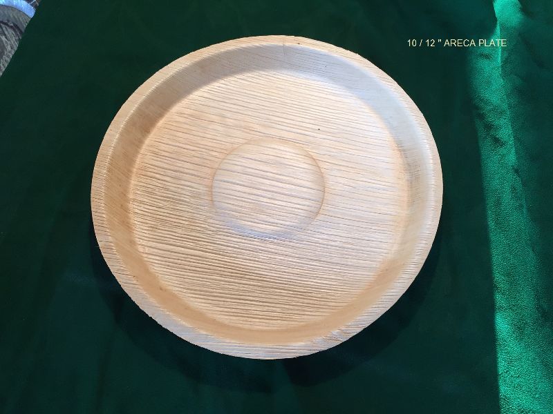Round Areca Leaf Plate 04