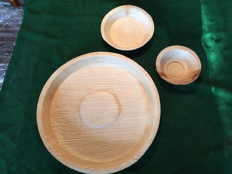 Round Areca Leaf Plate 05