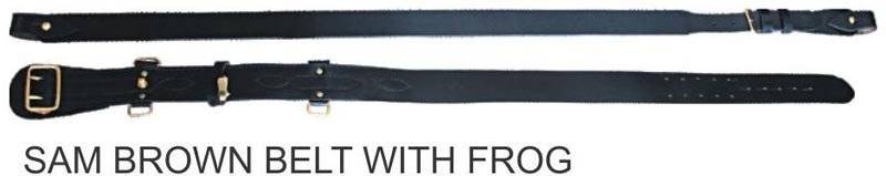 Sama Brown Belts With Frog  1
