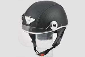 Leather Mini Helmet