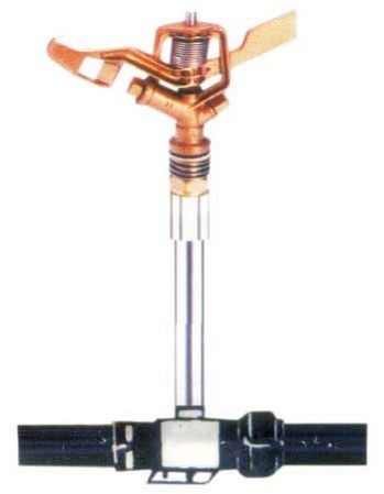 SPRINKLER FITTED ON PIPE