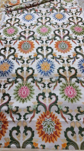 Brocade Silk Fabric 01