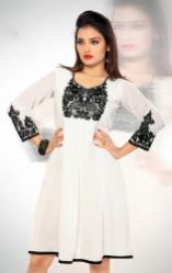 White Casual Wear Kurti
