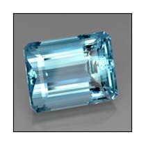 Octagon Aquamarine Gemstone