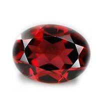 Oval Red Garnet Gemstone