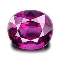 Oval Rhodolite Garnet Gemstone