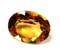 Oval Citrine Gemstone