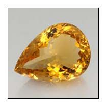 Pears Citrine Gemstone
