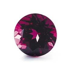 Round Rhodolite Garnet Gemstone