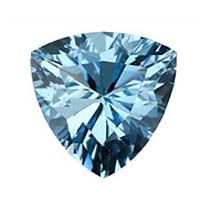Trillion Aquamarine Gemstone