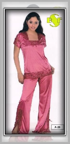 Silk Full Night Suit (A-25)