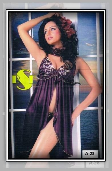Silk Short Nighty (A-28)