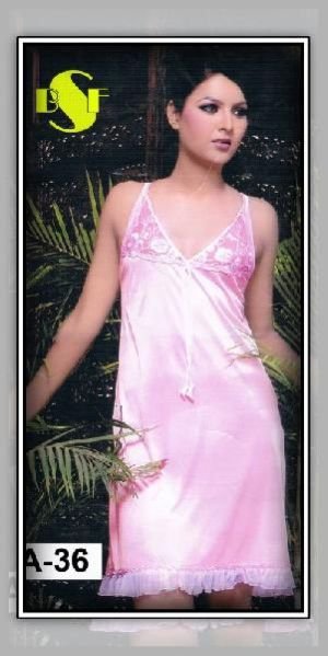 Silk Short Nighty (A-36)