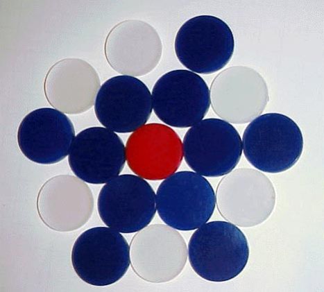 Carom Men Coin Plastics