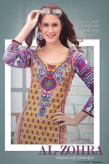 Al Zohra Cotton Kurti
