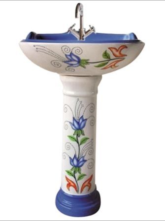 Vitrosa Pedestal Wash Basin 04