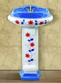 Vitrosa Pedestal Wash Basin 02