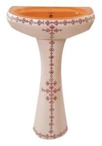 Vitrosa Pedestal Wash Basin 03