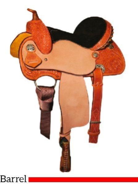 Western Saddle Barrel Saddle